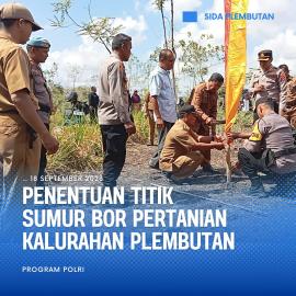 Penetapan Titik Sumur Bor Pertanian